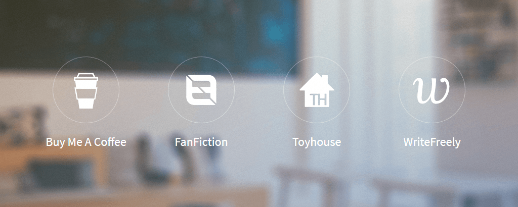 Carrd Buy Me A Coffee, FanFiction, Toyhouse, WriteFreely added on June 18, 2019