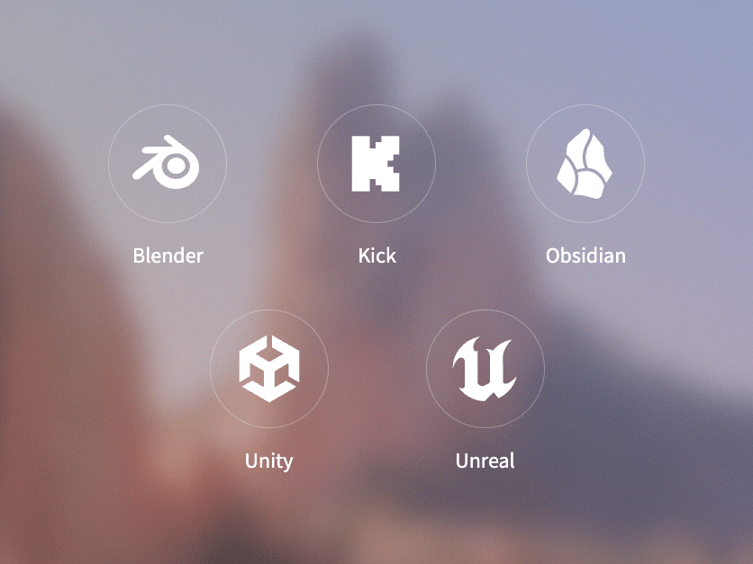 Carrd Blender, Kick, Obsidian, Unity, Unreal added on June 20, 2023